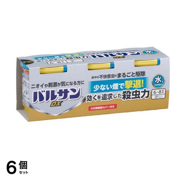 DX 水を入れるだけ 6～8畳用 くん煙殺虫剤 12.5g× 3個入 6個セット