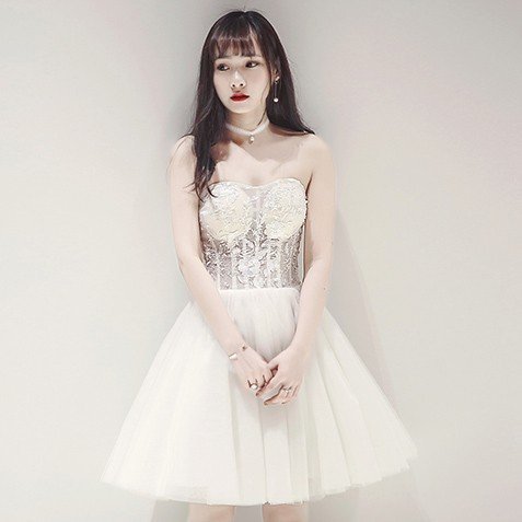 ミニドレス 白 安い ウエディング ミニドレス 結婚式 ワンピース 発表会 披露宴 パーティードレス ミニ 二次会 花嫁 ブライダル お呼ばれドレス