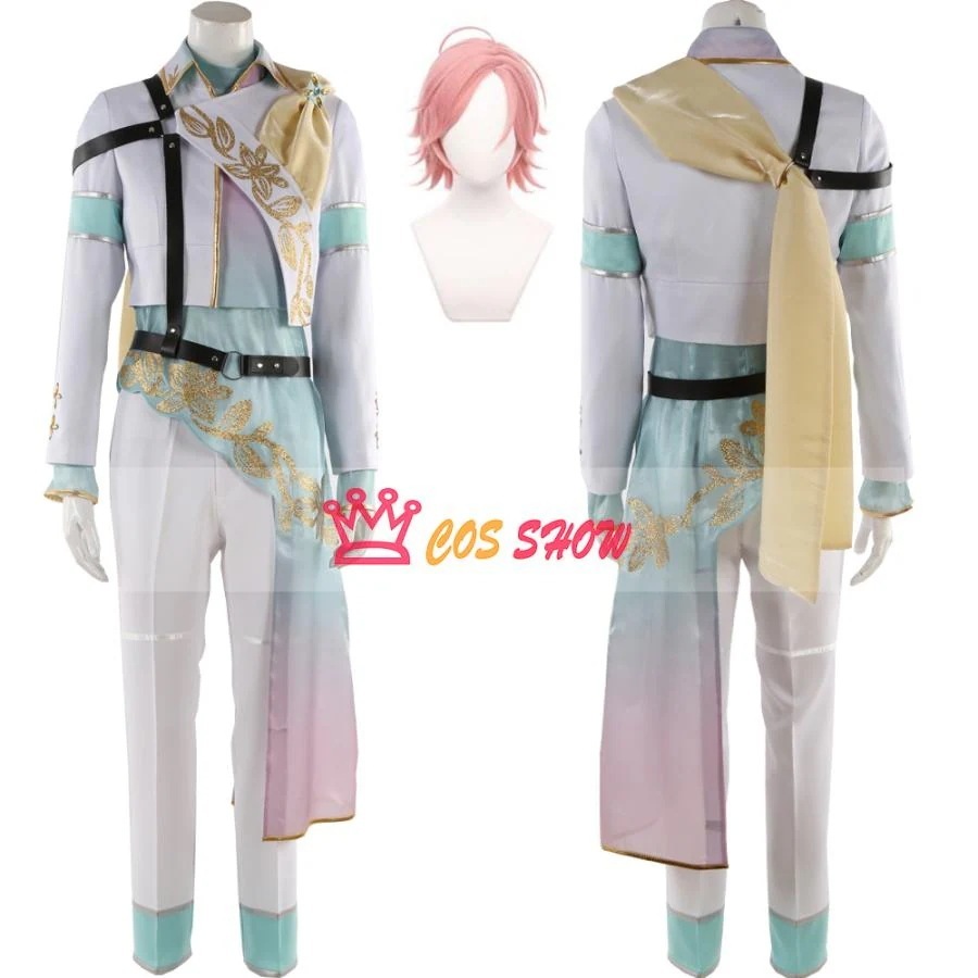 人気商品N0.1 あんスタ 桜色宵 桜河こはく おうかわこはく コスプレ衣装 cosplay 仮装 オーダーメイド製作可能 イベント ハロウィン 学園祭 ステージ