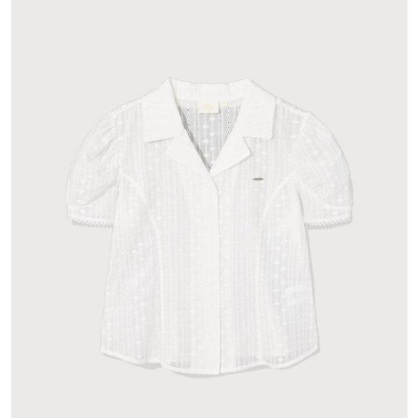 女性レースハーフブラウス B1 CO2502SS92 WH 10,881円