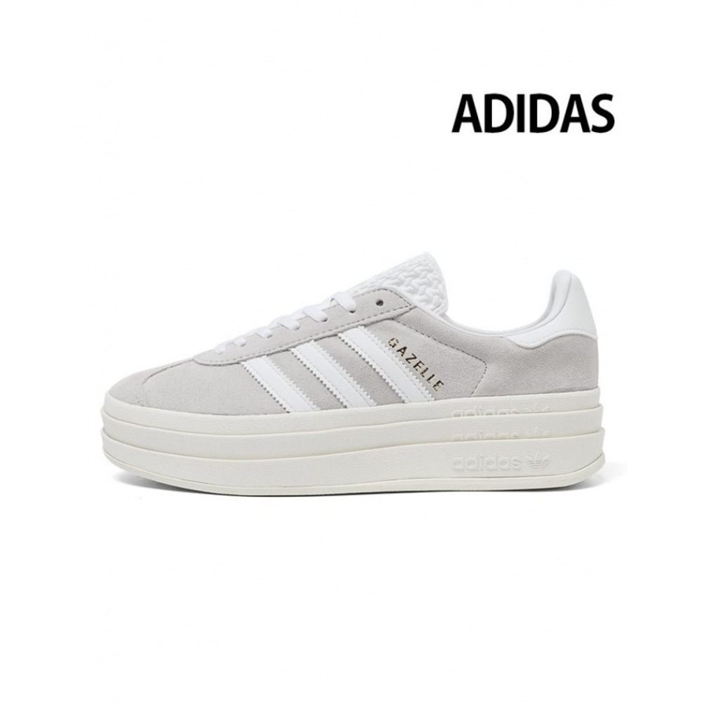 アディダスレディーススニーカーガゼルボールド W グレー HQ6893
