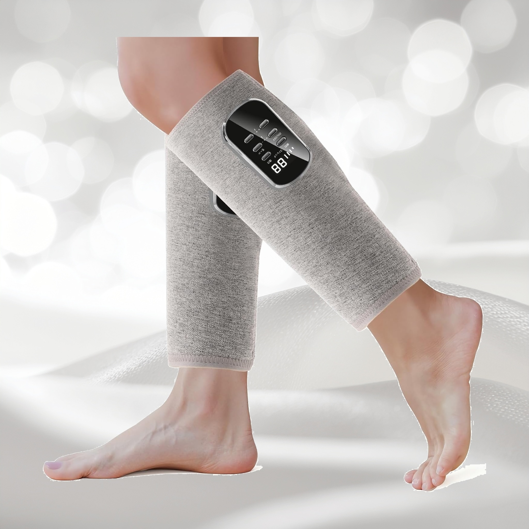 ふくらはぎリラックス エアーレッグリラックス 空気圧 温熱 Liaolee ふくらはぎケア コードレスUSB充電式 3モード 3段階強度 3段階温度 操作簡単 サイズ幅調整可 家庭用 男女兼用 誕生日