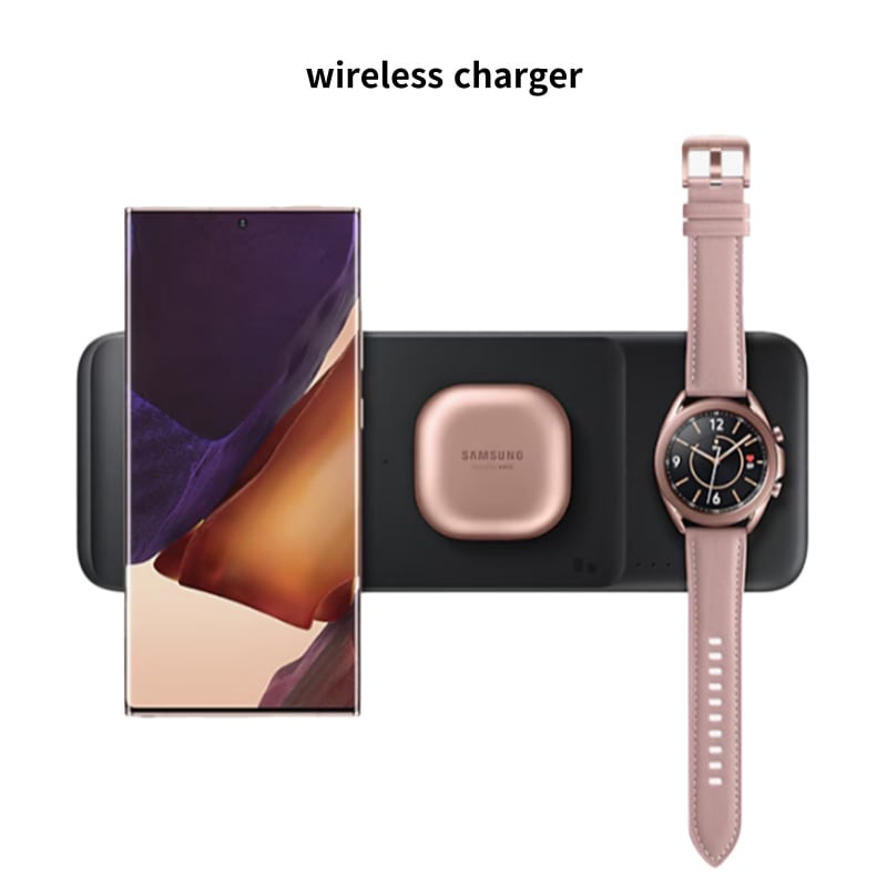 ワイヤレス 充電器 トリオ ep-p6300 急速充電(スマートフォン/ウォッチ/バーズ 3つ同時充電) [正規品]Samsung