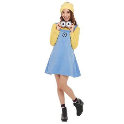 コスプレ 仮装 大人用スカートミニオン 【 コスプレ 衣装 ハロウィン 仮装 コスチューム アニメ 正規ライセンス品 映画キャラクター レディース パーティーグッズ 余興 怪盗グルー 公式 ミニオンズ