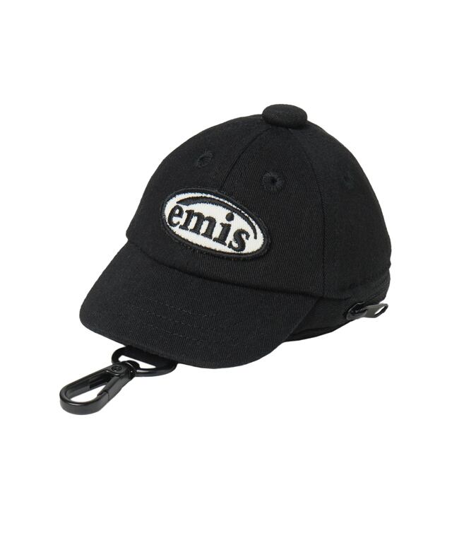 BALL CAP POUCH KEYRING(BLACK)