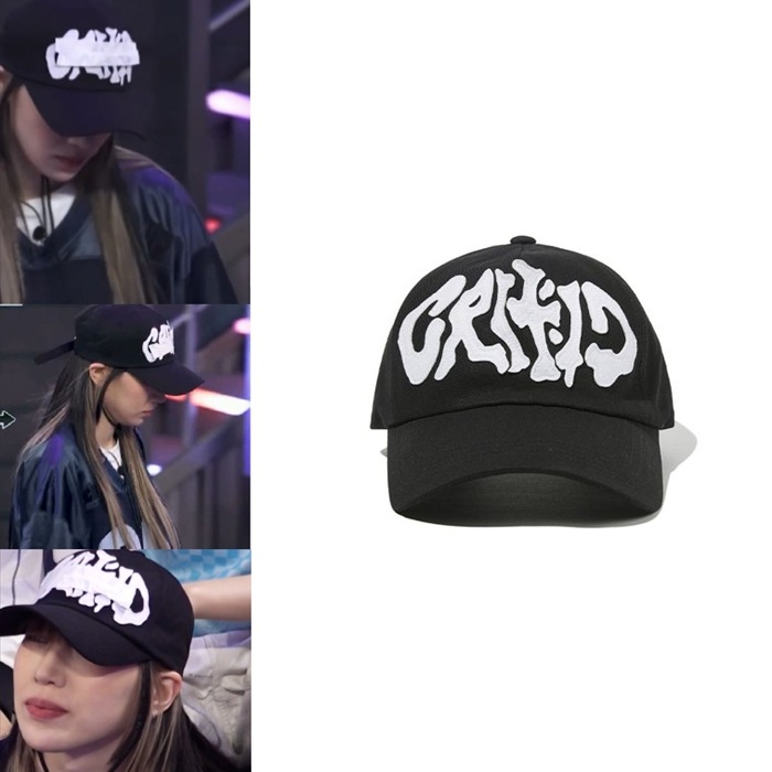 Goth Logo 5P Cap Black スウパ2 BADA着用