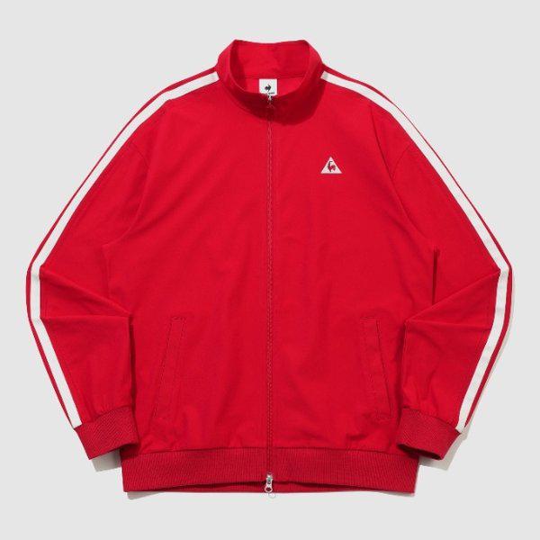 ジャージ BQK QR113LFT31-DRD ユニ サンデー ルーズフィット トラックトップ / DEEP RED