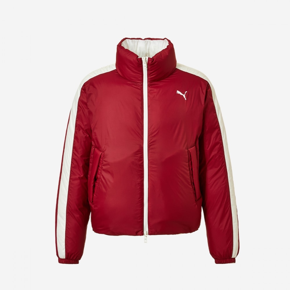 Puma ユニディアキャットリバーシブルダウンジャケット PKI94114303-ウォームホワイト-INT