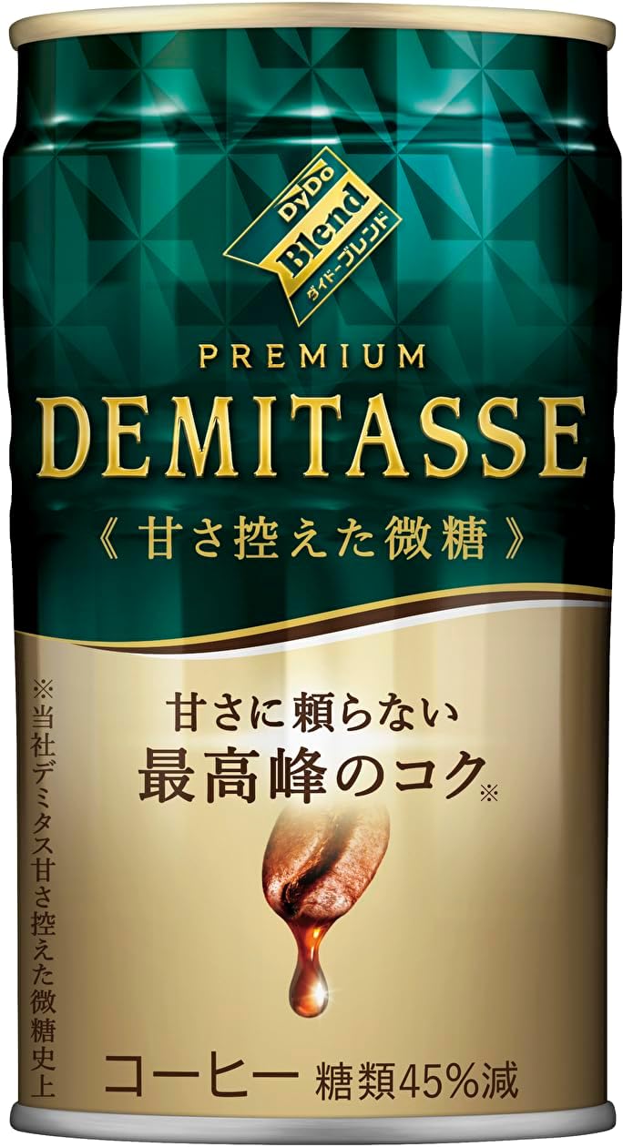 ダイドー ダイドーブレンド プレミアム デミタス 甘さ控えた微糖 150g缶×30本入 3ケース