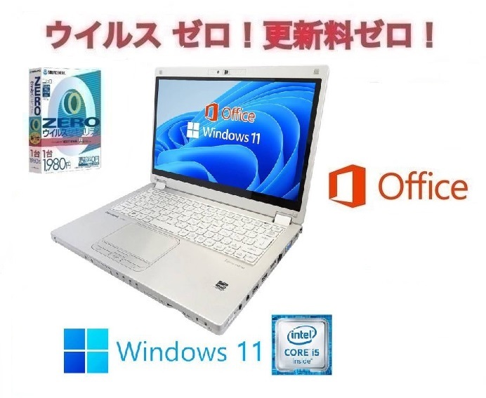 【サポート付き】CF-MX5 Windows11 Webカメラ 新品SSD:1TB 新品メモリー:8