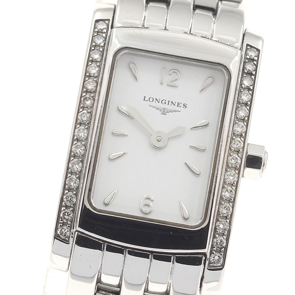 ロンジン LONGINES L5.158.0 ドルチェヴィータ サイドダイヤ クォーツ レディース _957193【中古】