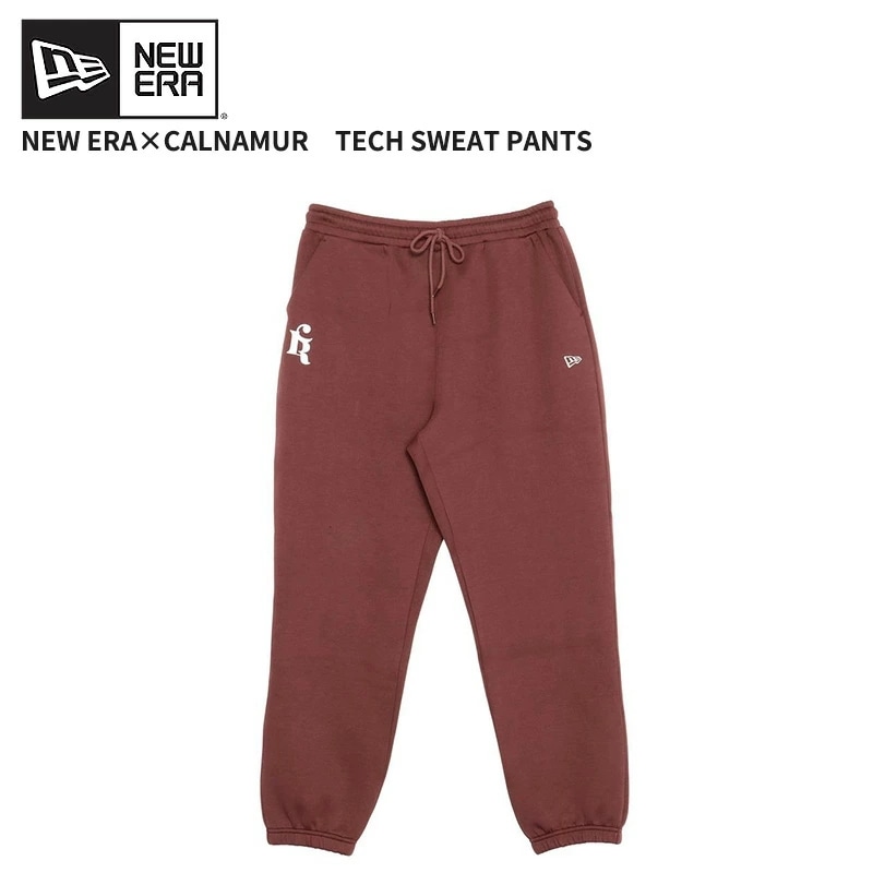 ニューエラ×カルナムール レディース スウェットパンツ NEW ERA×CALNAMUR テックスウェット パンツ ブラウン 14875702