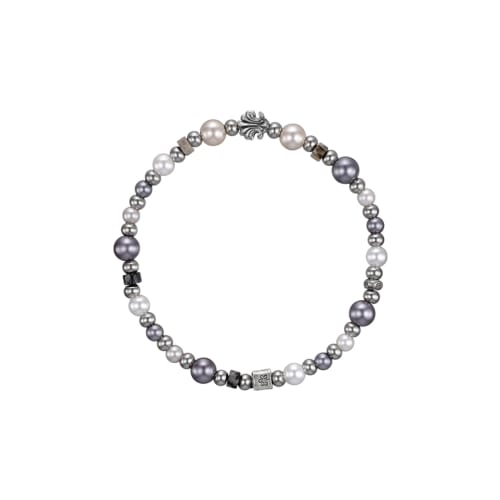 【SCUDO】 shell multi pearl beads bracelet 正規品