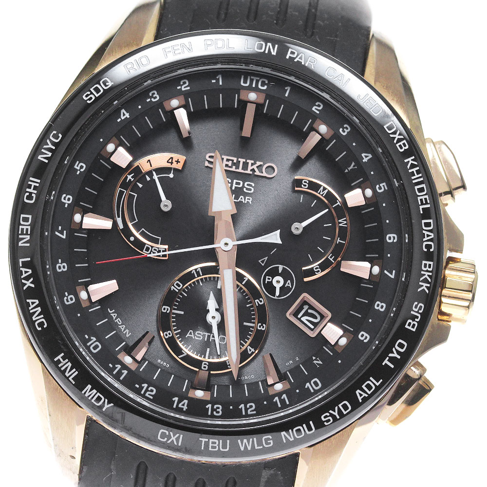 セイコー SEIKO SBXB055/8X53-0AC0-2 アストロン デイデイト ソーラー電波 メンズ _844127【中古】