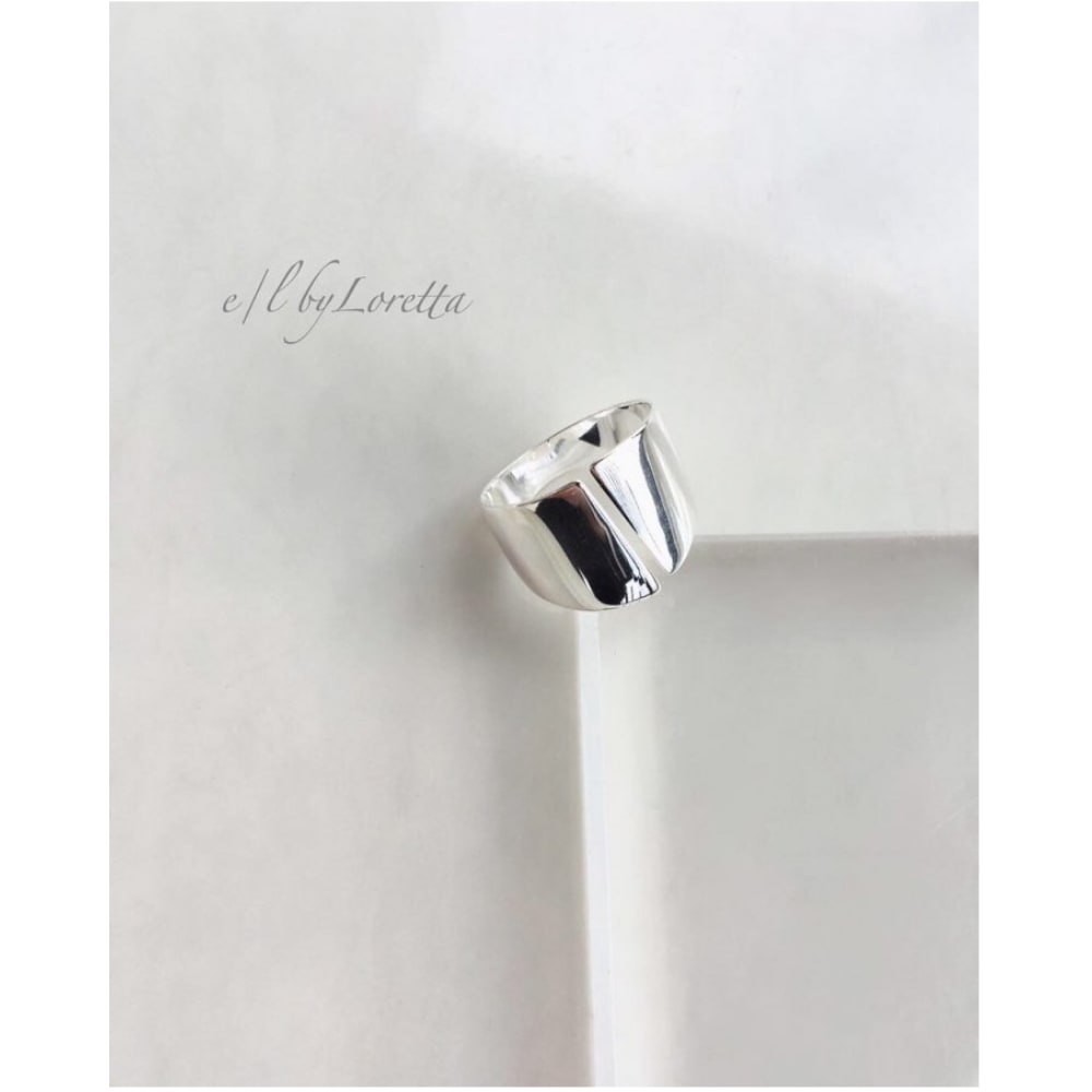 Silver925 thick Ring EL by Loretta レディース アクセサリー