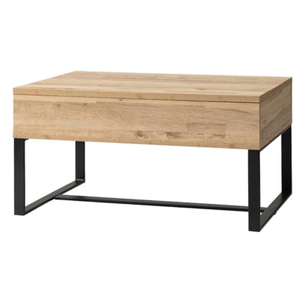 2WAY テーブル ナチュラル 幅90×奥行き50/74.5×高さ46/61cm SO-851NA