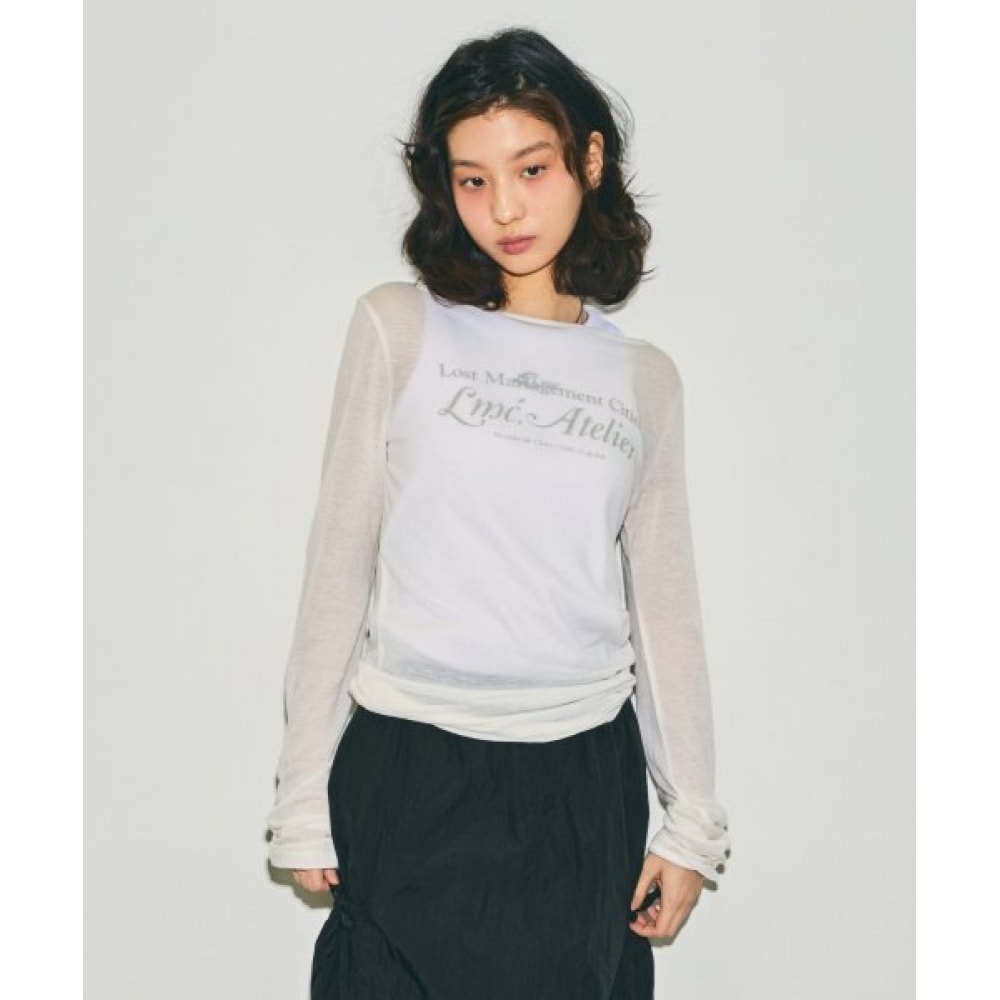 LMC WM LMC アトリエシアーロングスリーブホワイト
