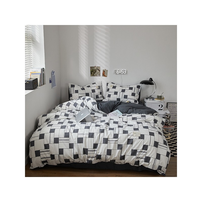 グリーンウォッシング面寝具4種セット シーツ 布団カバー 枕カバー2個 19,800円