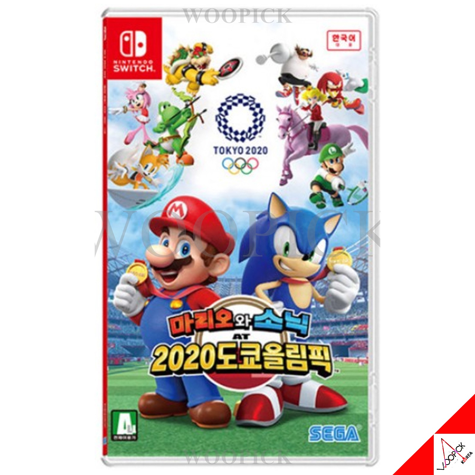 Nintendo Switch Mario & Sonic 2020 TOKYO Olympics/スーパーマリオ& Sonic Tokyo Olympics/韓国版/Korean English 7,387円