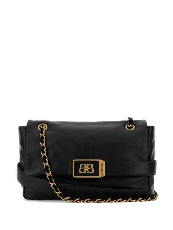 BALENCIAGA Women Shoulder Bags 811781 2ABIW 1060 BLACK