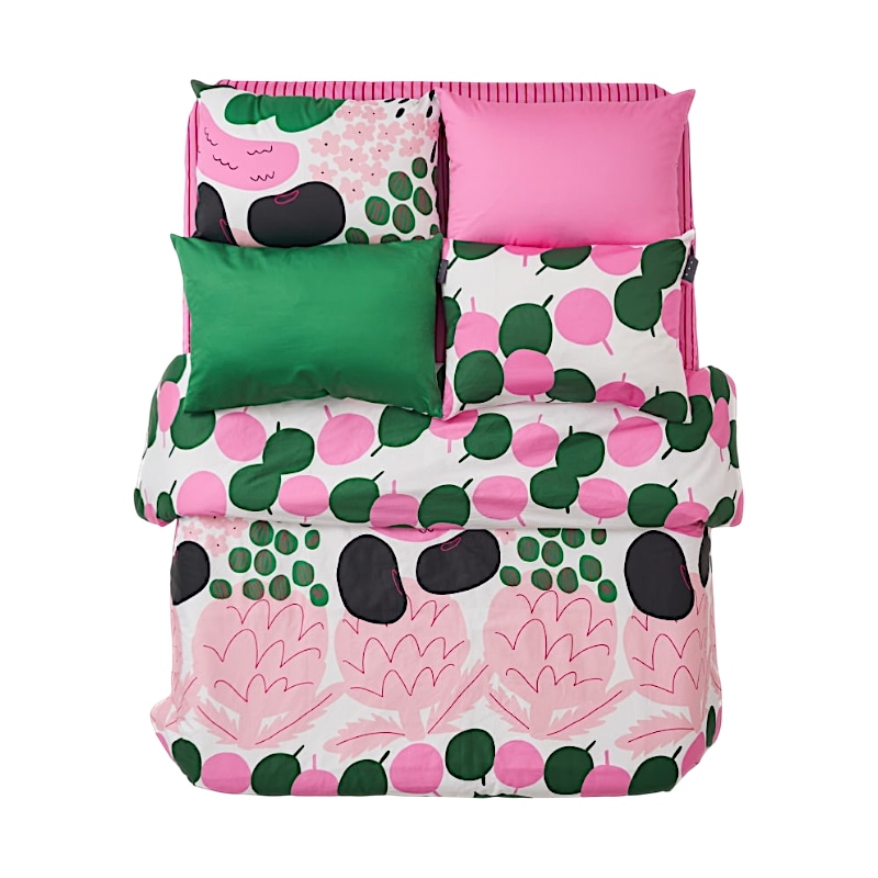 シームレスベディング RHYTHM IN BLOOM PINK 公式正規品 ベディング 布団カバー 枕カバー ギフト付き 感性インテリア 可愛い 韓国雑貨 韓国インテリア