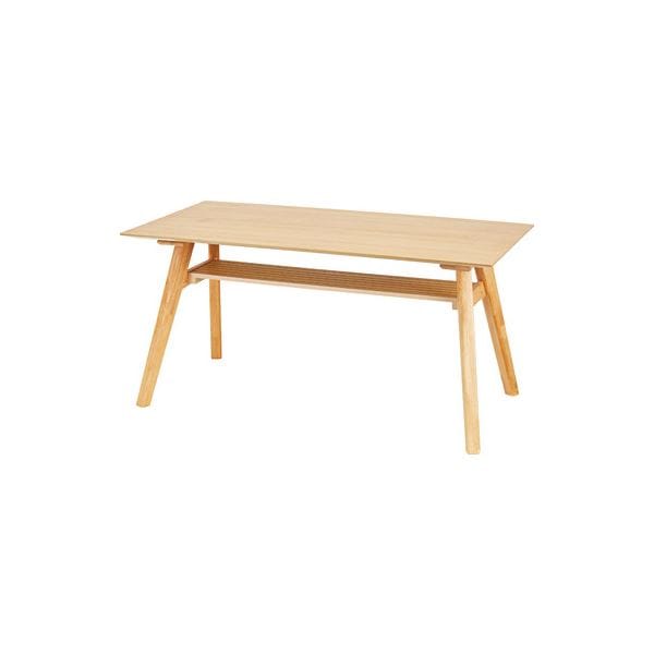 ダイニングテーブル 約W150xD80xH72cm ナチュラル アジャスター付 組立品