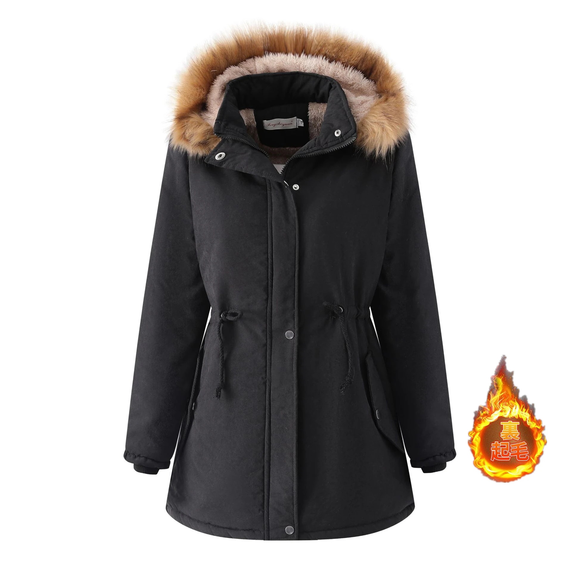 レディース 中綿コート ミリタリーコート 防寒 春 ボアコート モッズコート あったか ロング アウター 裏起毛 厚手