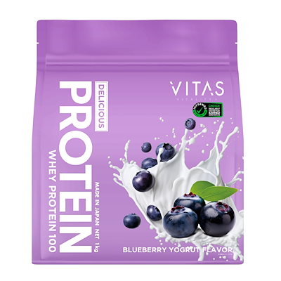 他サイト： VITAS (バイタス) ホエイプロテイン100 ブルーベリーヨーグルト風味 WPCプロテイン 国内製造 1kgの商品画像
