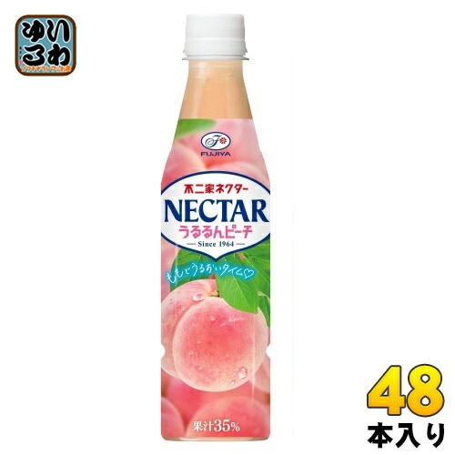 伊藤園 不二家ネクター うるるんピーチ 350ml ペットボトル 48本 (24本入×2 まとめ買い) 果汁飲料 NECTAR 桃