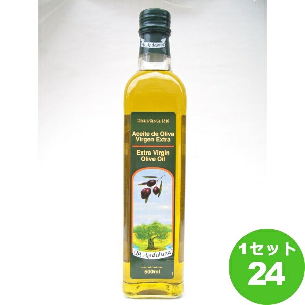最高級のスーパー 日本珈琲貿易 アンダルーサ ＥＸバージンオイル 500ml24本 油