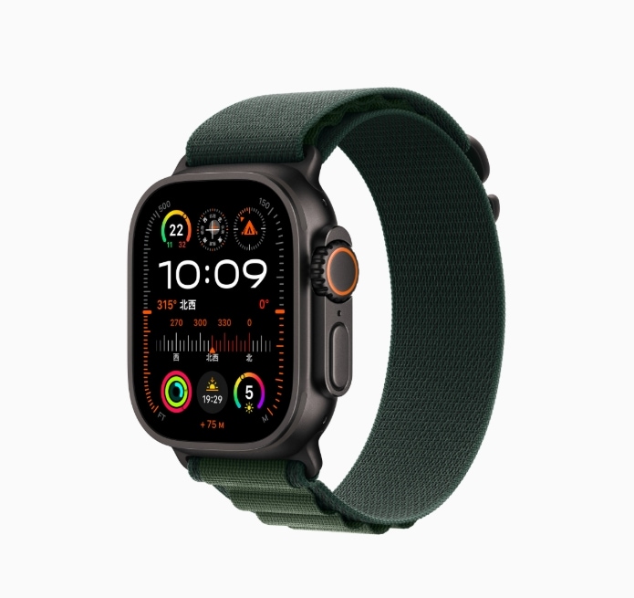 「新品」Apple Watch Ultra 2 GPS Cellularモデル 49mm MX4R3J/A [ブラック・ダークグリーンアルパインループ M]
