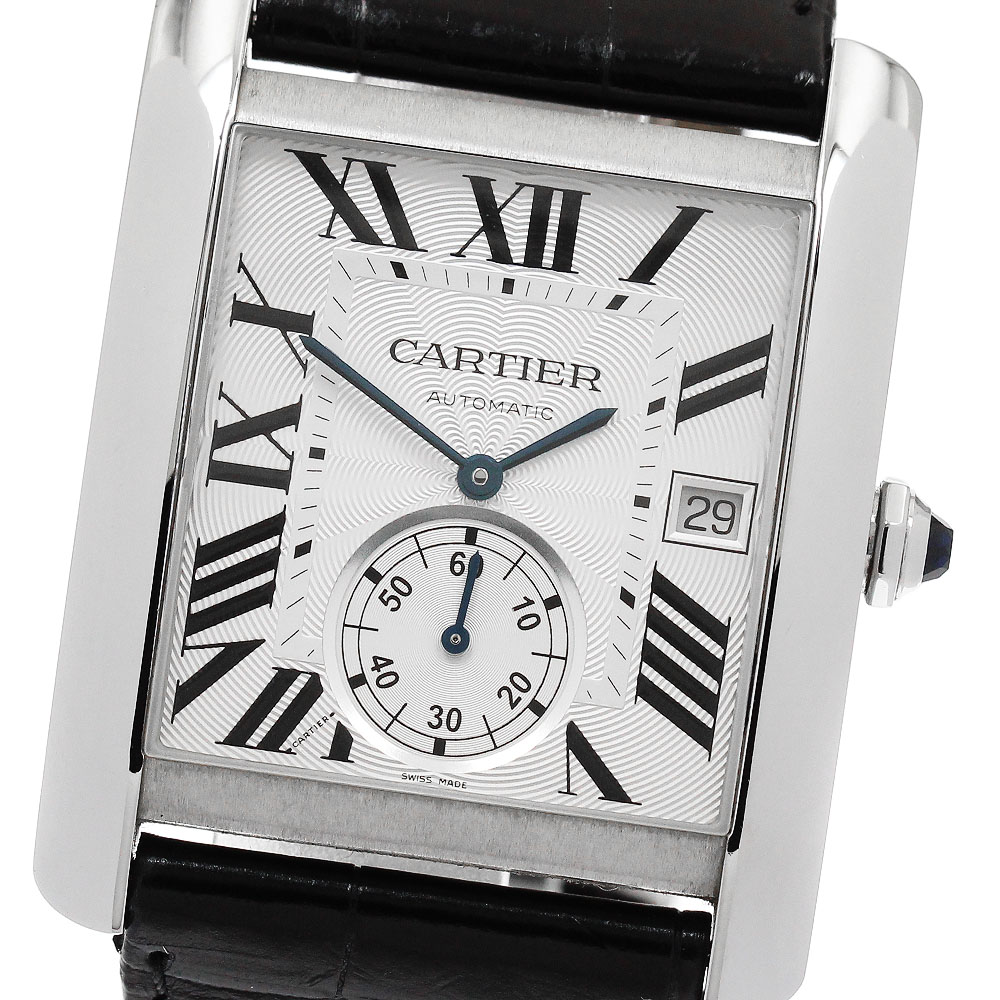 カルティエ CARTIER W5330003 タンクMC LM スモールセコンド 自動巻き メンズ _874349【中古】