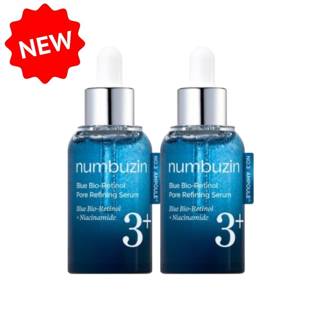 【ちいたん PICK】3番 アンプル 30ml + 30ml / ナンバーズイン 3番 ブルーバイオレチノール3D毛穴アンプル