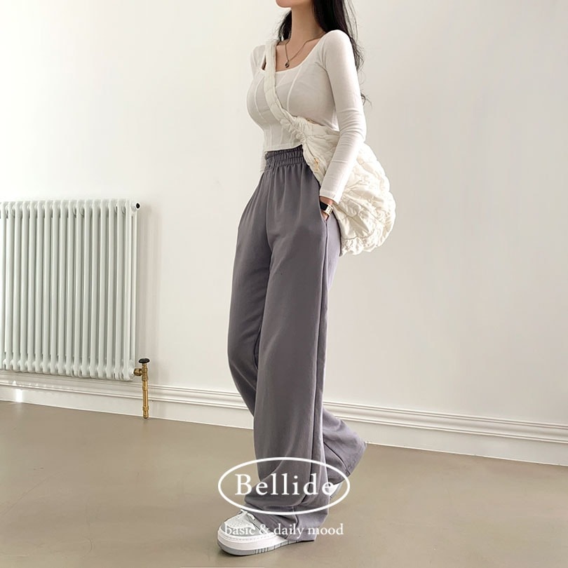 韓国の女性ファッション/[MADE]パーソナルワイドトレーニングパンツpt1284