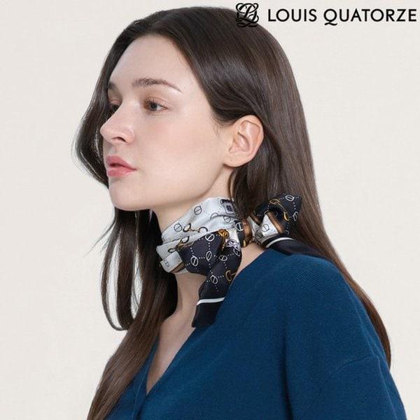 [既存価格 69000ウォン] シルク バンドゥ スカーフ ベラム ブラック (2BSM450BL)