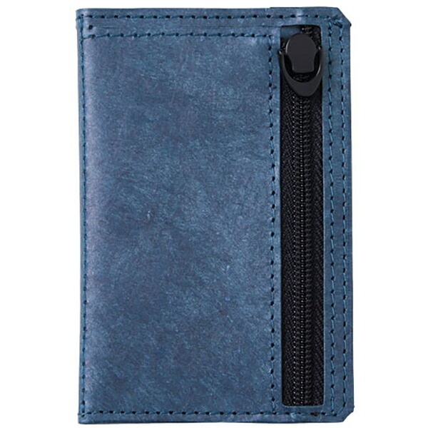 （まとめ買い）スマホにつける小さな財布 ウォレカ スリムタイプ コインポケット ネイビー 2780ネイ [x3]