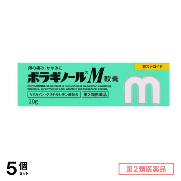 第２類医薬品 ボラギノールM軟膏 20g 5個セット