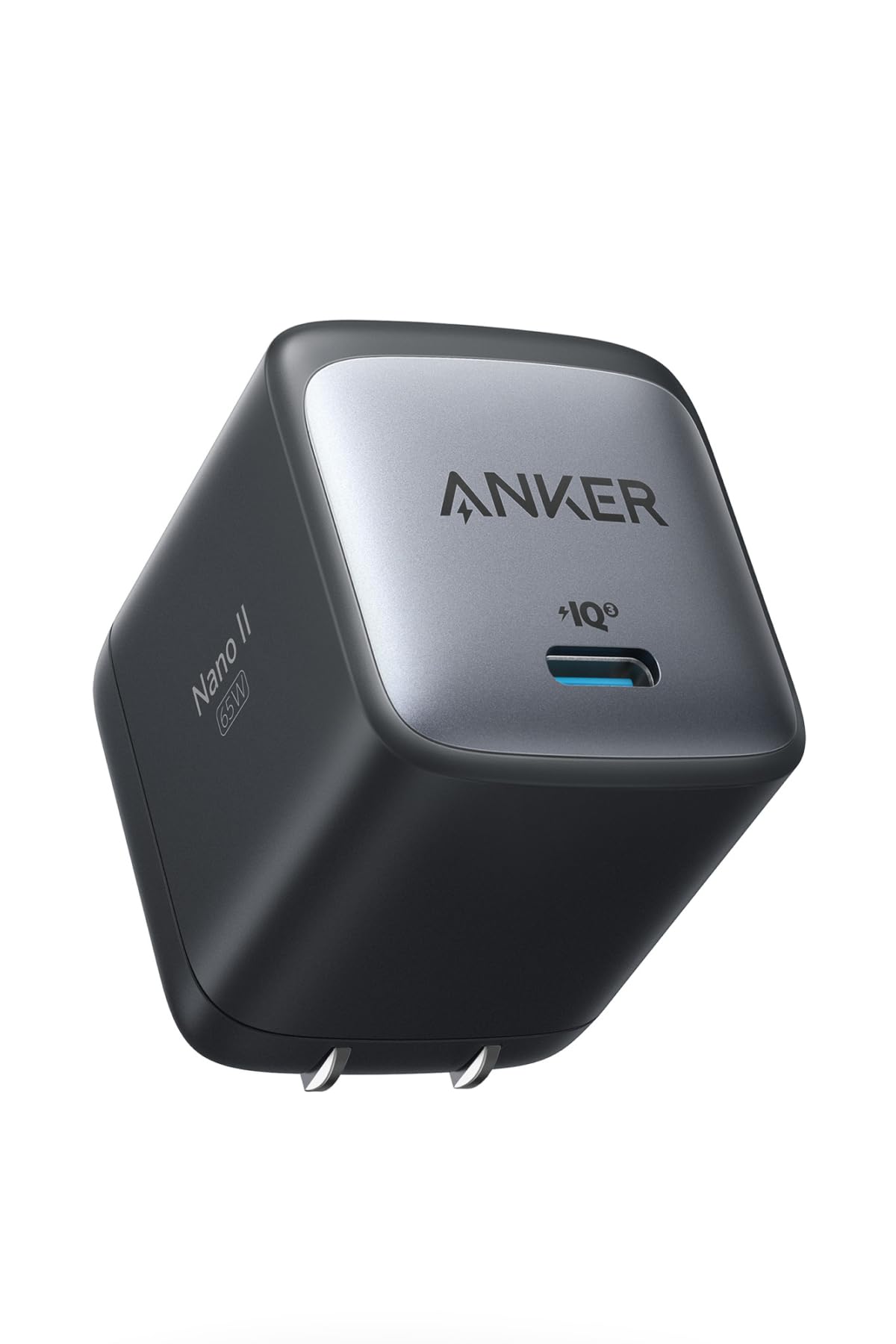 Anker Nano II 65W (PD 充電器 USB-C)【独自技術Anker GaN II採用/PD対応/PSE技術基準適合/折りたたみ式プラグ】MacBook PD対応Windows PC