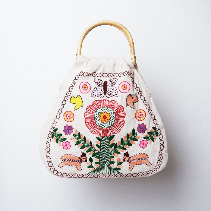 【PLUMP DELIGHT】 MARI BAG : PINK MULTI