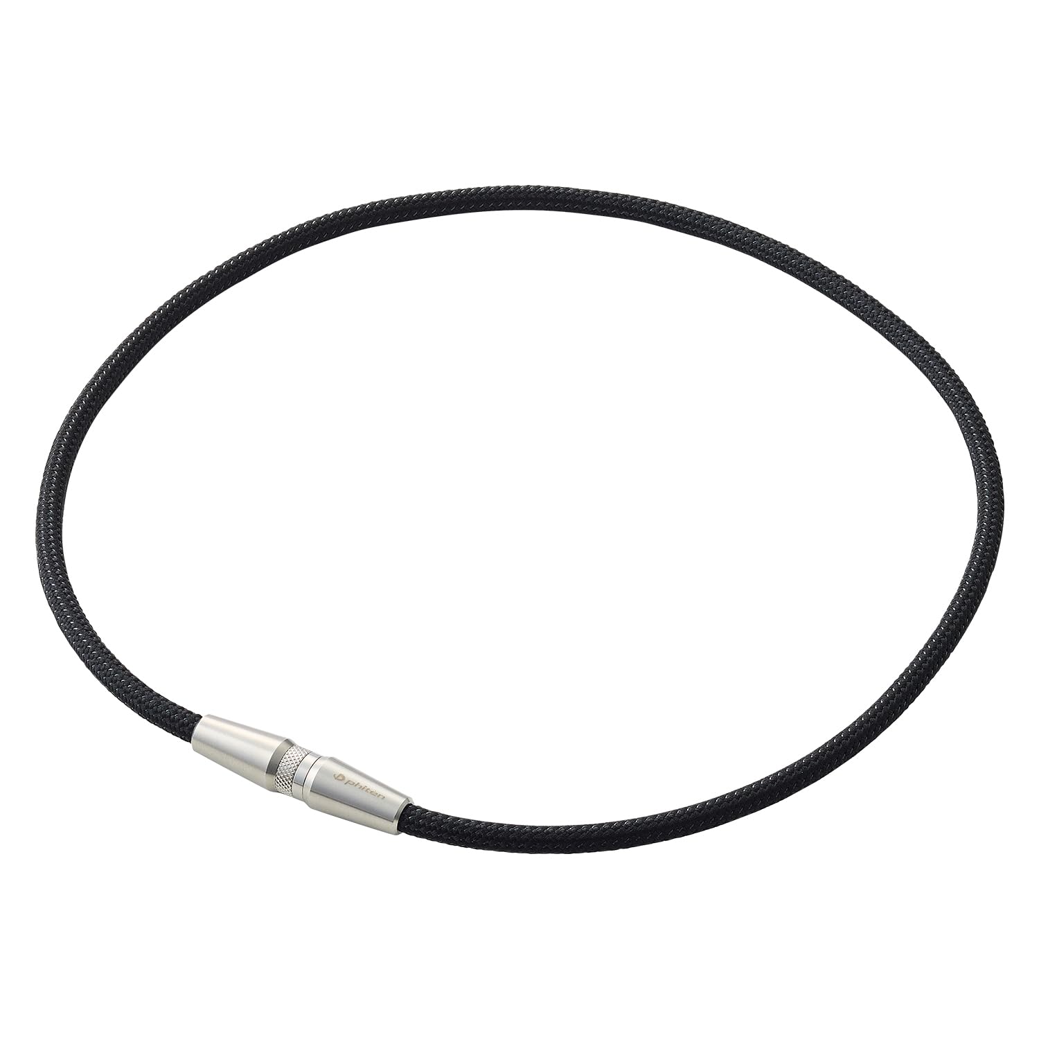 ファイテン(phiten) 【Amazon.co.jp限定】 ファイテン(phiten) ネックレス RAKUWA ネックX50 AG ローレット シルバー 50cm アクアゴールド×アクアチタンX5