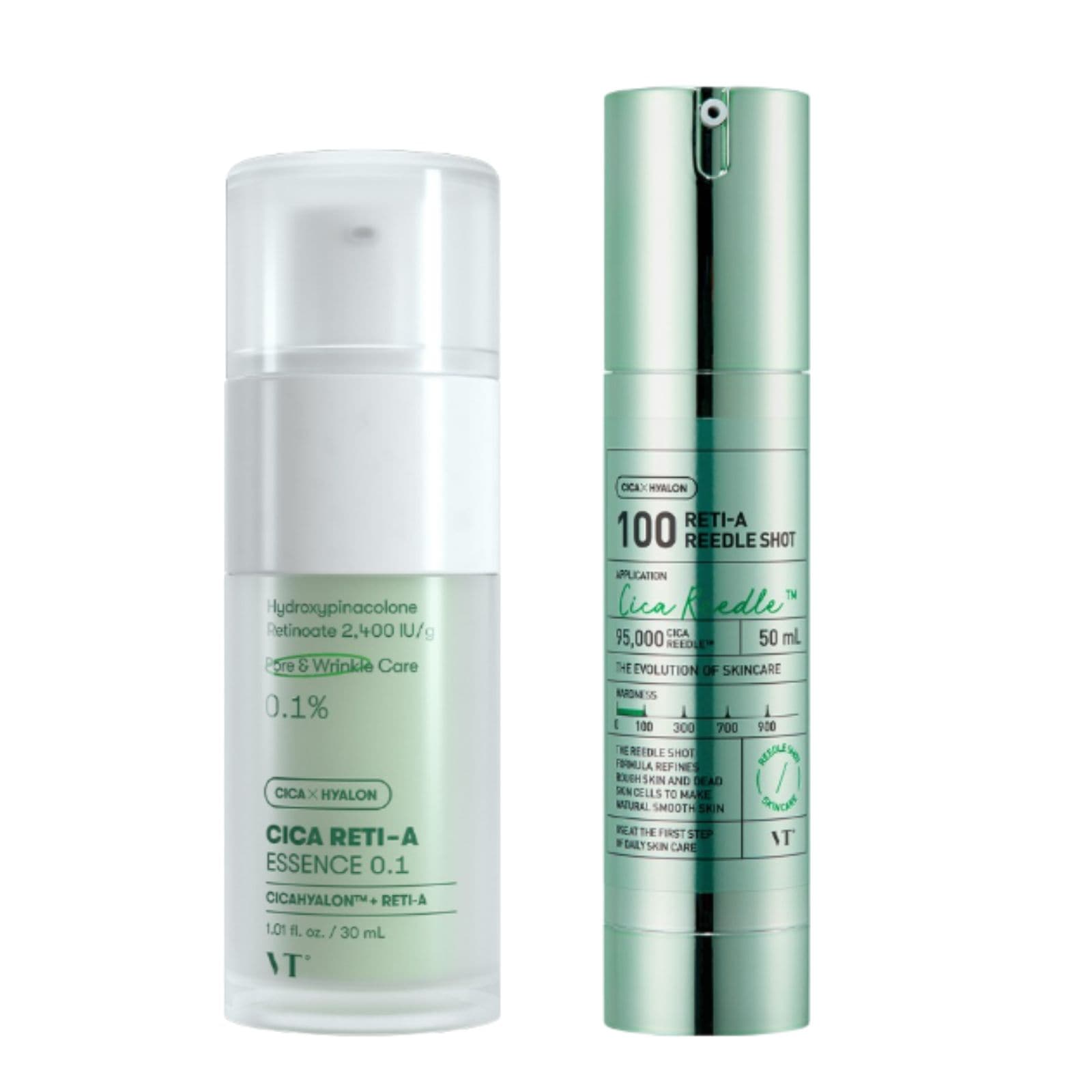 Cica Reti-A エッセンス 0.1 + Reti-A リドルショット 100 セット 80ml（30ml＋50ml）ビタミンA レチノール 美容液