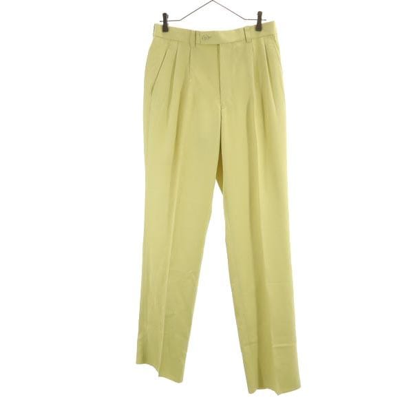 ゴルフ 日本製 ゴルフ パンツ 82 黄系 GOLF センタープレス メンズ