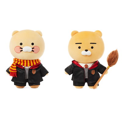韓国限定カカオフレンズ ハリー・ポッター コラボぬいぐるみ ライアン　チュンシク 韓国限定】 カカオフレンズ×ハリーポッター チュンシク