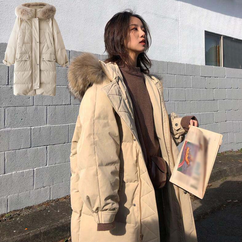 中綿コート ロング丈 コート ダウンコート レディース 韓国風 ダウンジャケット 冬服 暖かい 防寒着 中綿ジャケット フェイクファー フード付き 大人 通勤 通学 OL 防風 冬アウター ダウンコー