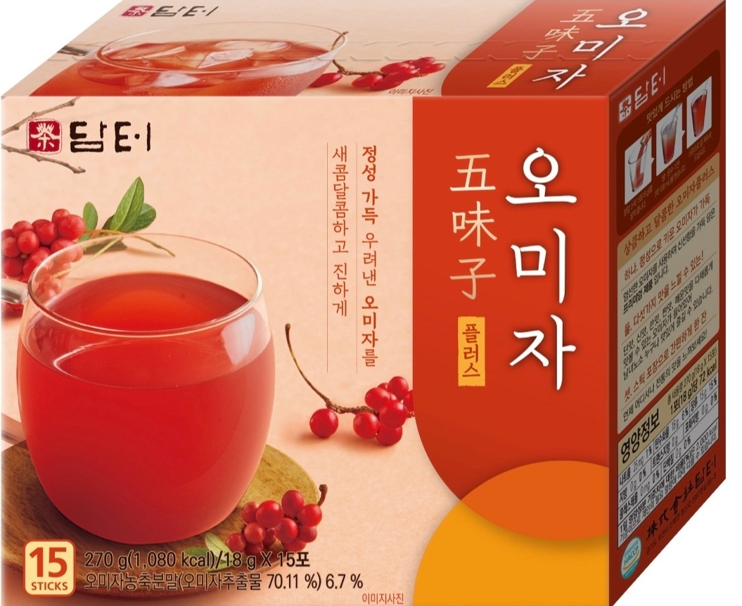 (韓国食品) 18g*15個*5box/ 五味子/ 五味子茶/ 韓国茶/ 5種類の味/ 五味子スティック/ 液状/ 健康飲料/ 韓国伝統茶/ 韓食飲料/ 韓国おやつ/ 韓国人気茶