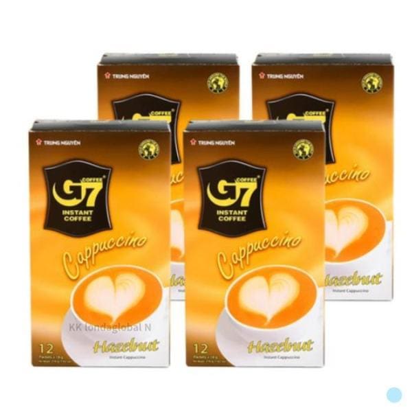 G7 コーヒー ベトナム カプチーノ ヘーゼルナッツ おすすめ 18g 12個 X 4