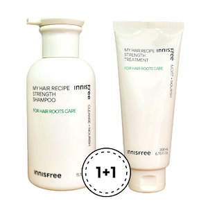 [1+1]マイヘアレシピ ストレングスシャンプー 330mL/トリートメント 200mL