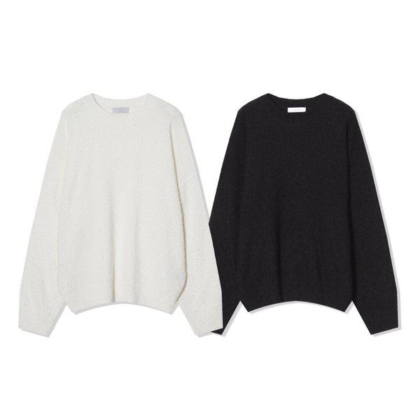 メンズ秋のカジュアルボンボンオーバーフィット長袖ニットTシャツAC-KN-Q052