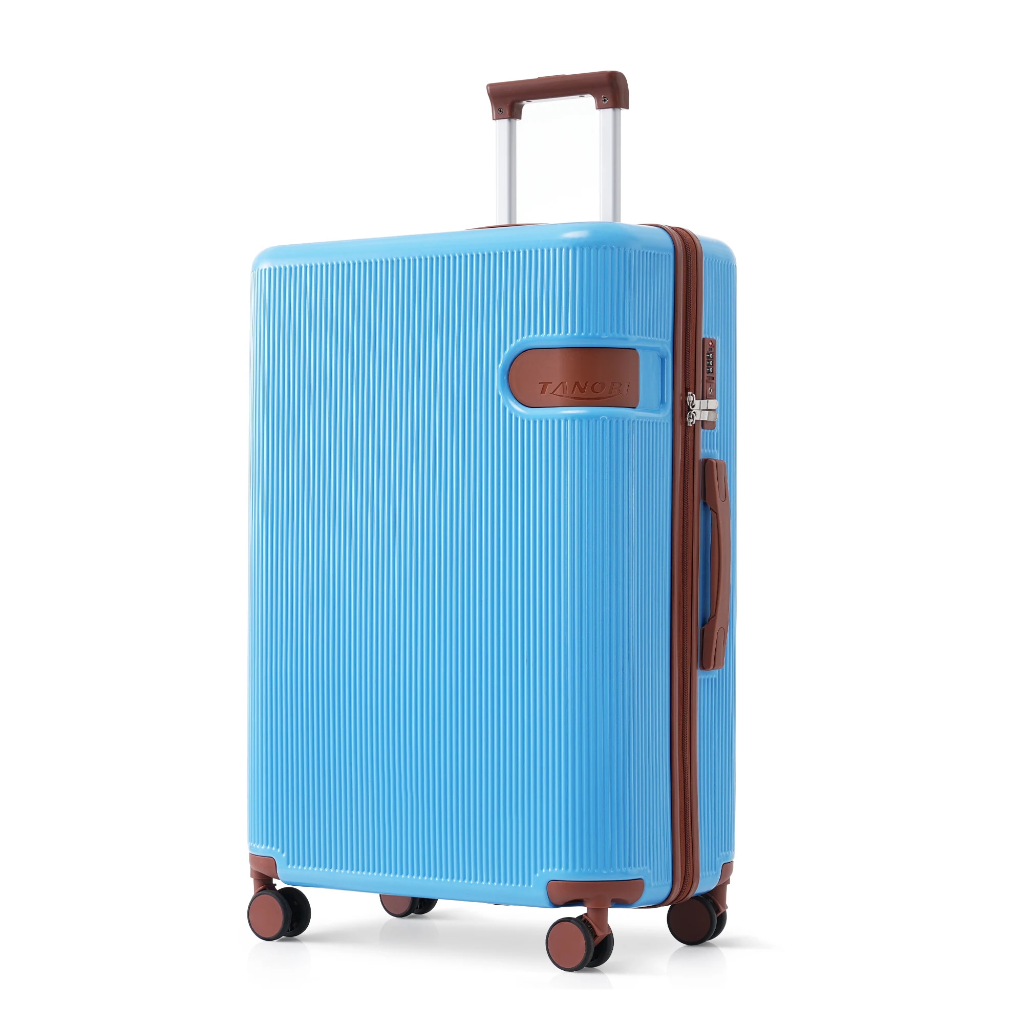 スーツケースキャリーバッグキャリーケースMサイズ小型超軽量ファスナー式TSAロック搭載フック機能付き360度回転旅行おしゃれ人気色