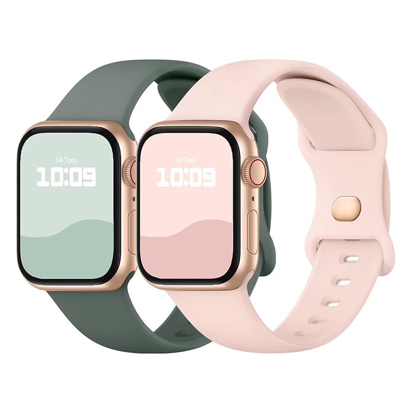 コンパチブル Apple Watch バンド 41mm 40mm 38mm アップルウォッチ バンド シリコン製 スポーツバンド iwatch Series 9/8/7/SE/6/5/4/3/2/1